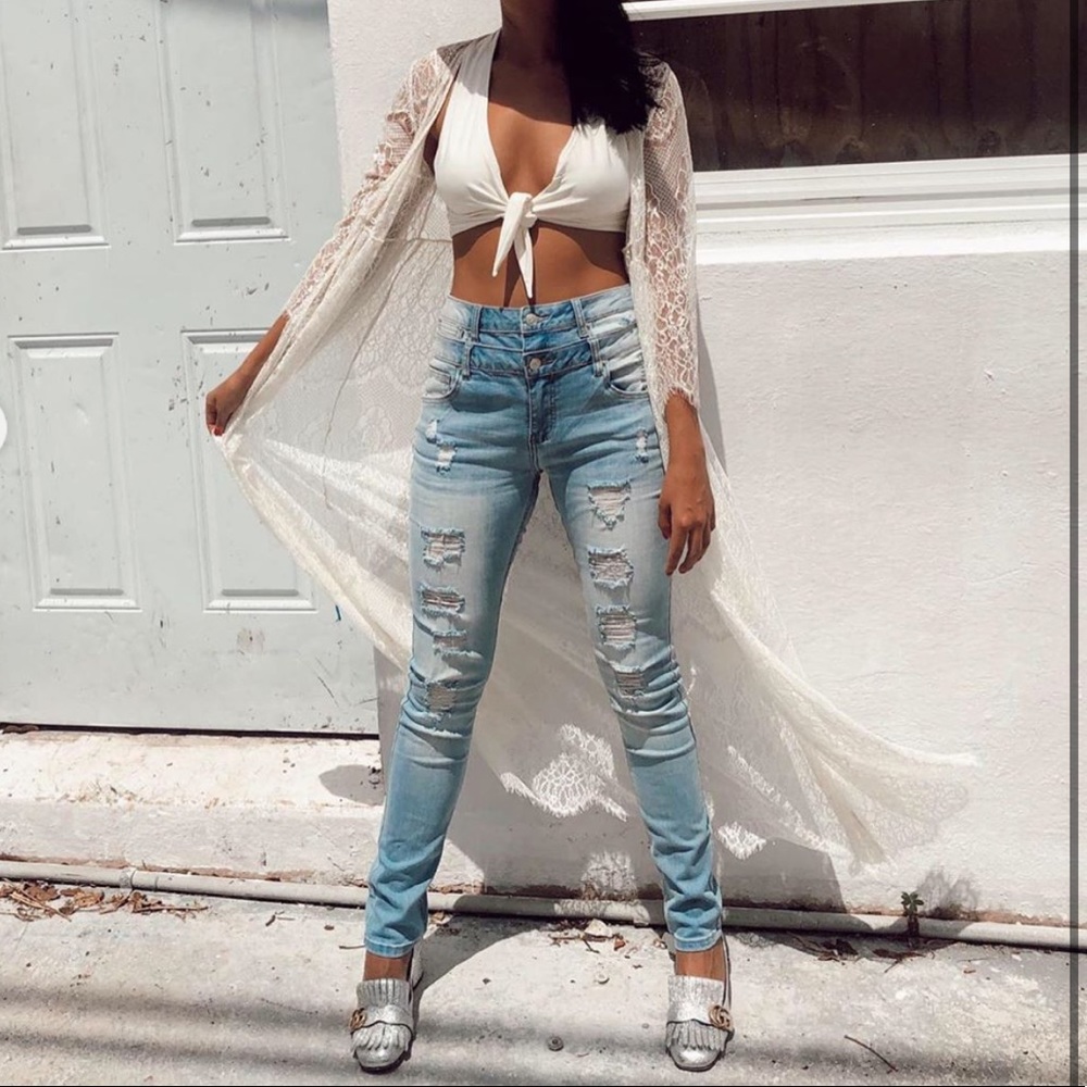 SETA Apparel Double Waisted Jeans